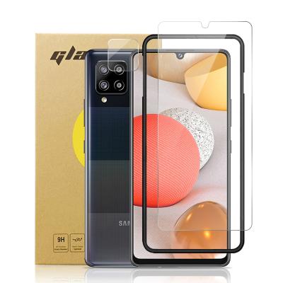 China Mobile Phone In 9H 2.5D Running Premium Quality Tempered Glass Film Screen Protector Saver For Samsung A42 5G With Install Tray Tool for sale