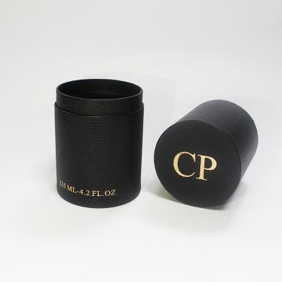 China Eco Friendly paper round tube cylinder packaging for perfume/cosmetic bottle for sale