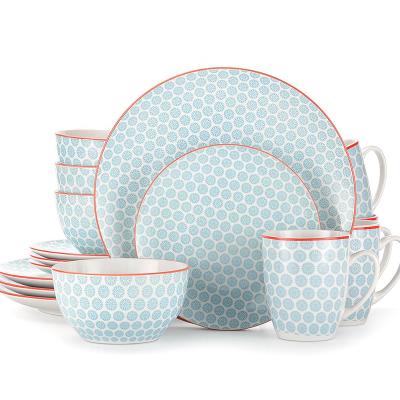 China China Factory Wholesale Disposable Porcelain Dinner Set Ceramic Dinnerware Set for sale