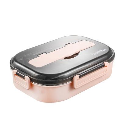 China 2/3/4/5 Compartments Stainless Steel Cool Keeping Children's Lunch Box Fitted With Cutlery For Kids And Office Workers for sale