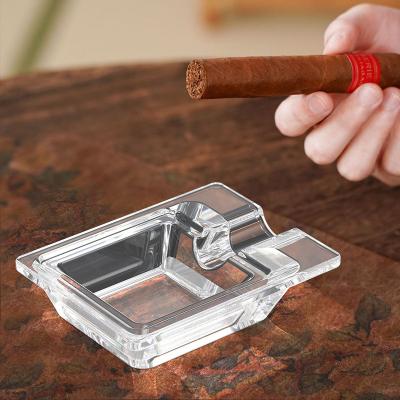 China Large Viable Square Ashtray Molds Epoxy Crystal Casting Resin Silicone Cigar Ashtray Molds for sale