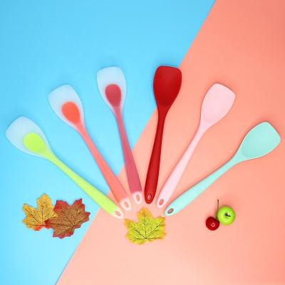 China Silicone Viable Spatula Non-Stick Special High Temperature Baby Food Supplement Spatula Factory Price for sale