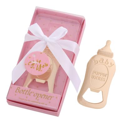 China Popular Cute Amazon Bottle Opener Baby Shaped Baby Shower Favors Baby Shower Return Gifts for sale