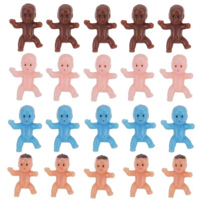 China 1 Inch Mini Plastic Babies Mixture Race Baby Shower Ice Cube Game Baby Shower Ice Cube Game Bathing Birthday Gifts for sale