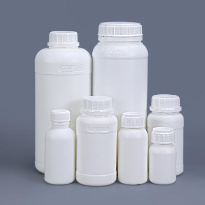 China Custom Thickend Plastic Fluorinated Empty Pesticide Pill Bottle For Chemical 50ml-25L for sale