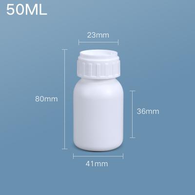 China Corrosion Resistant Lab Fluorinated Bottle 100ml HDPE Pill Bottle Container for sale