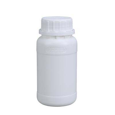 China 200ml HDPE Plastic Fluorinated Bottle for Chemical Organic Solvents White Color Option for sale