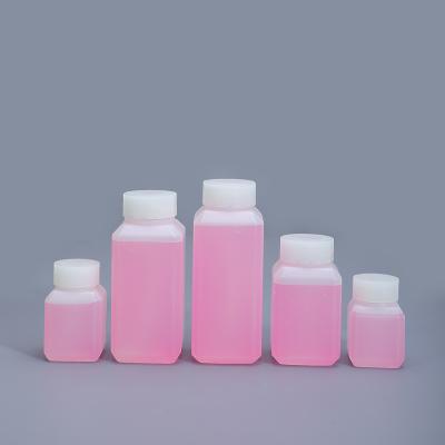 China Silkscreen Printing Reagent Containers Plastic Packaging Bottles For Laboratory Chemicals for sale