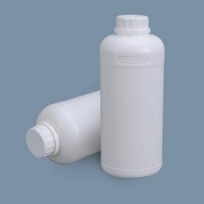 China Botella de reactivo transparente de fluoruro de plástico HDPE 1000 ml 1L para envases químicos en venta