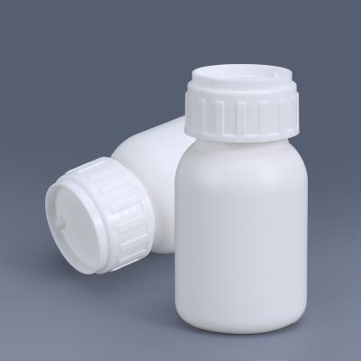 China Botellas de plástico de 50 ml Material EVOH Botella de distribución vacía blanca para el embalaje de cebo en HDPE en venta