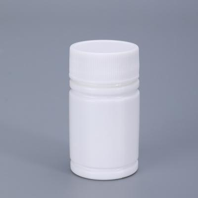 Chine Bouteille ronde en PEHD 20 ml Pilule en plastique vide Capsule médicamenteuse Récipient de supplément de vitamines à vendre