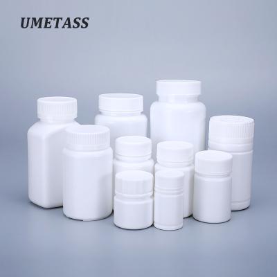 China UV Resistant 150ml 5oz Waterproof Empty HDPE Vitamin Cod-liver Oil Medicine Pill Rigid White Mini Plastic Storage Cases for sale