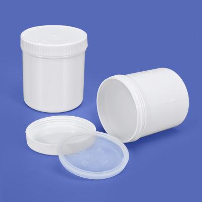 China 1L Jar de plástico de parafuso transparente Collar e base de HDPE para embalagem de detergente em pó para roupa à venda