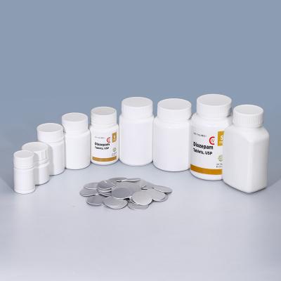 China HDPE Plastic Bottles With White Tamper Evident Lids for Pill Capsules Anti-Corrosion for sale