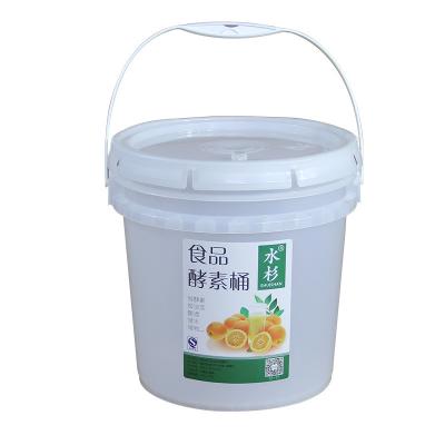 中国 食品品種 PP プラスチック 5 ガロン 白いバケツ 食品貯蔵バケツ 10L 20L 販売のため