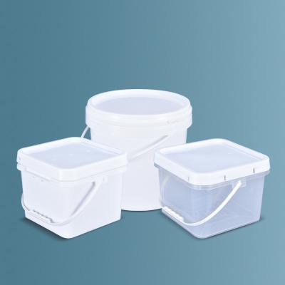 China 8L Food Grade PP Plastic Bucket for Packing Food Dessert Container and Thickened for sale