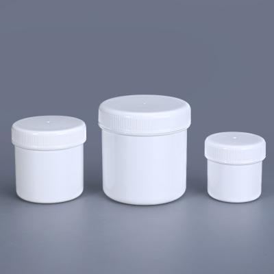 Chine Logo personnalisé 1L Blanc large bouche haute boîte en plastique pour le stockage des aliments en poudre de protéines à vendre