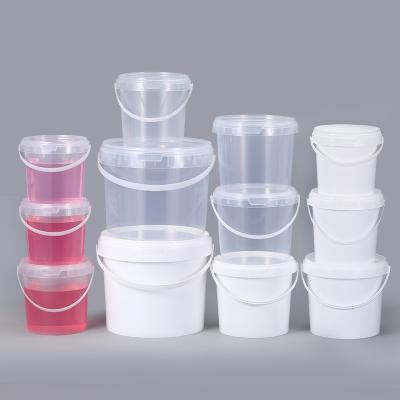 China Agua 900ml 1L 2L ISO9001SGS Cubo de plástico transparente con tapa para nueces Yogur y mermelada de dulces en venta