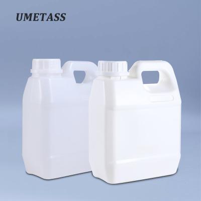 Cina 40% PCR Aggiunto 1L HDPE Barrillo Quadrato Plastico Bottone Jerry Can per tamburo di olio da UMETASS in vendita