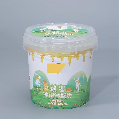 China 500 ml luftdichte PP-Keks-Keks-Gläser Plastikbehälter mit rundem Deckel zu verkaufen