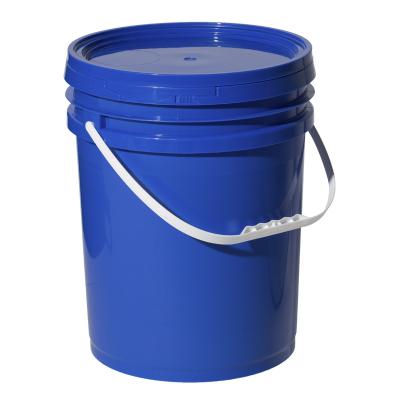 China ISO9001 Certified 20 Liter Plastic Chemical Barrel with Handle and Printed Label for sale