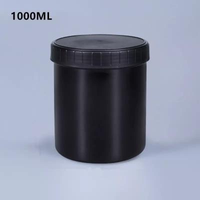 China Custom Logo 1000ML Food Grade Plastic Jar for Kitchen Powder and Liquid Storage for sale