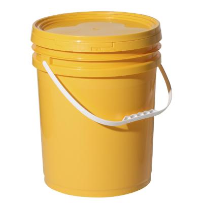 China 20L 5 Gallon Multipurpose Empty Concrete Wine Liquid Pail Drum Bucket with Screw Lid for sale