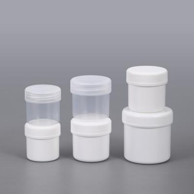 中国 クリアホワイトバター 貯蔵 小型のプラスチック容器 食品粉末の缶詰 30ml-1000ml 販売のため