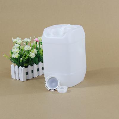 Chine Boîte de jerry en plastique blanc translucide 5L HDPE avec sérigraphie et tambour de qualité alimentaire à vendre