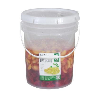 China 5 Gallon Homebrew Wine Plastic Fermenter Bucket Met Luchtluis OEM Te koop