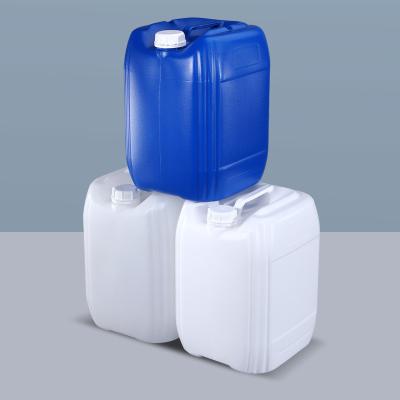 China Translucent Vierkante HDPE Plastic Water Jerry Can 25l 20L 5l Chemical Drum Bucket Te koop