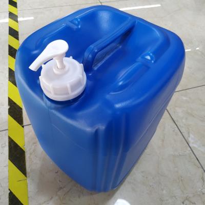 China Foodsafe Transparent HDPE Plastic Jerry Can Pail 25L 20 Litre for sale