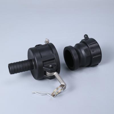 Cina 1 pollice 1.5 2 pollici di plastica Camlock Quick Connector per IBC Valve Fitting Adapter serbatoio in vendita