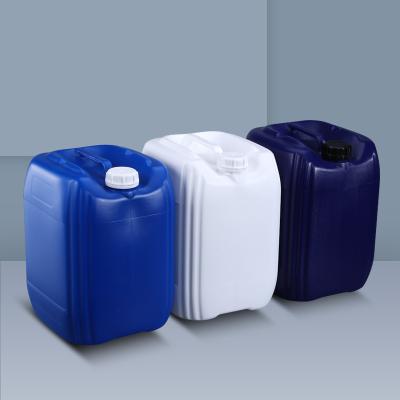 Cina Diesel 25L 5 litri Hdpe Jerry Can Con Cappuccio a vite Bianco Blu Trasferimento Calore Stampa in vendita