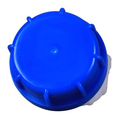 Cina Cappuccio in plastica da 53 mm Capo di copertura a vite blu per la scatola Jerry da 10 litri con cappuccio a prova di bambini in vendita