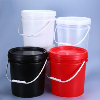 China 2.5 Gallon 10L Plastic verf emmers voor opslag Container Food Grade Custom LOGO Printing Te koop