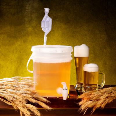 China 5L 10L 20L Translucent Fermentation Bucket for Household Processing Types Beer for sale