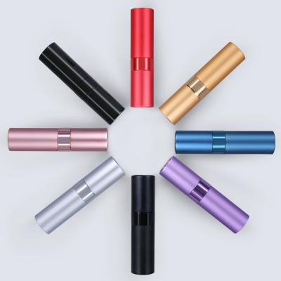 China 8ml Aluminum Atomizer Bottle for Travel Tool Portable Mini Refillable Perfume Bottle for sale