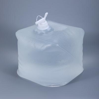 Chine 20L de capacité UMETASS Portable pliable HDPE sac de seau en plastique de qualité alimentaire pour le camping à vendre