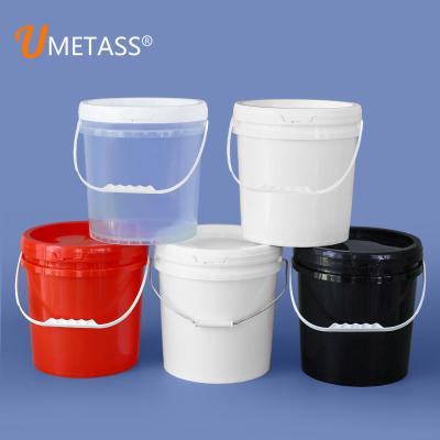 China Polypropylene PP Plastic Beer Buckets 10 Litre Translcuent Grey black for sale