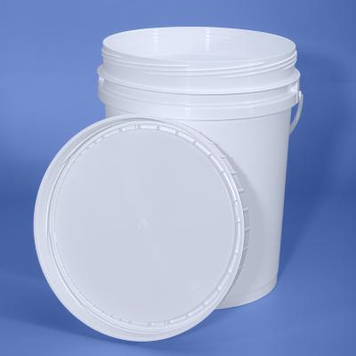 China Coloured Screw Food Safe Bucket Lid 20 Litre PP Plastic Material for sale