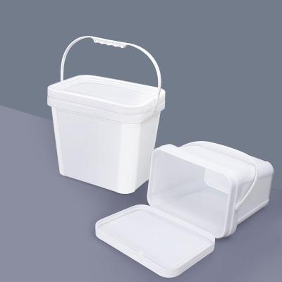 China 2L Rectangular Bucket Secure Sealing Lid For Transportation And Handling for sale