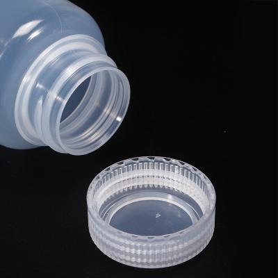 Cina Laboratorio Bottiglie di campione in plastica PP polipropilene Contenitori 250 ml collo largo in vendita