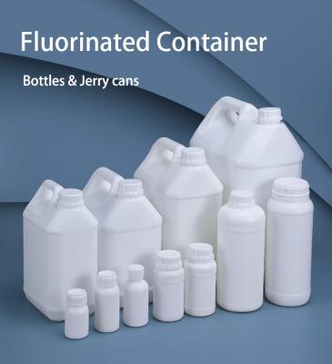 China 100ML Fluorinated Plastic HDPE Bottle for sale