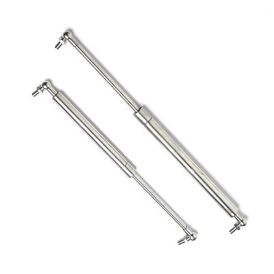 China Cylinder Stainless Steel Fender Shocks SS304 / SS316 Gas Struts For Marine Boat Lids for sale