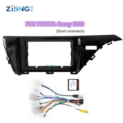 China For Car Radio Screen Car DVD Player With Cable Fascial View Dash Kits Car Wiring For Toyota Camry 2018 (Short Mismatch) for sale