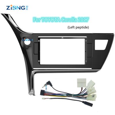 China For Car Radio Screen Car DVD Player With Cable Fascial View Dash Kits Car Wiring For Toyota Corolla 2017 (Left Peptide) for sale