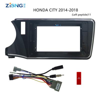 China For Car Radio Screen Car DVD Player With Cable Fascial View Dash Kits Car Wiring For HONDA CITY 2014-2018 (Left Peptide) for sale