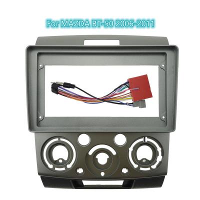 China For Car Radio Screen Car DVD Player With Cable Fascial View Dash Kits Car Wiring For MAZDA BT-50 2006-2011 for sale