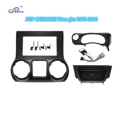 China For Car Radio Screen Car Android Touch Screen DVD Player Fascial View Wiring Kits For JEEP Wran gler CHEROKEE 2015-2016 for sale